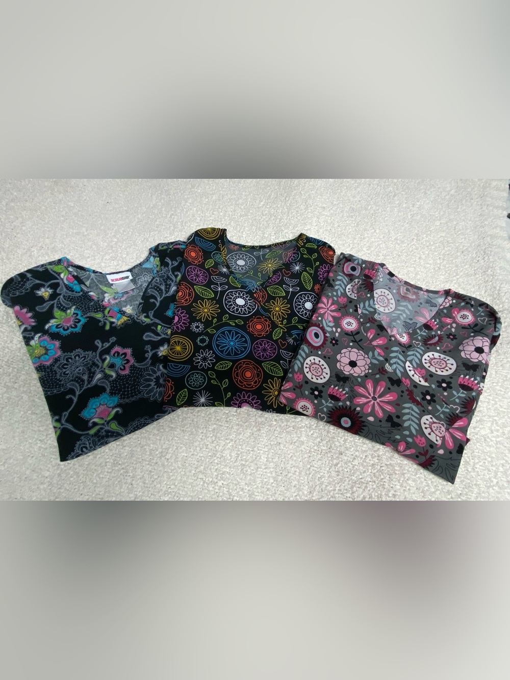 Women’s SCRUB Tops Floral Collection Bundle